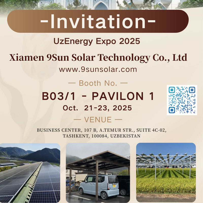 Press Release: 9Sun Solar Invites You to UzEnergy Expo 2025 in Uzbekistan