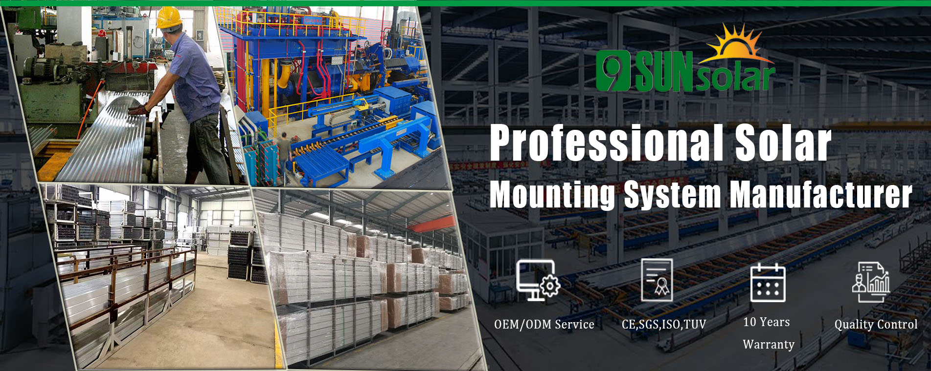 Solar bracket factory