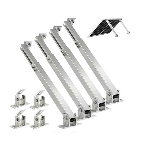 Adjustable solar roof installation