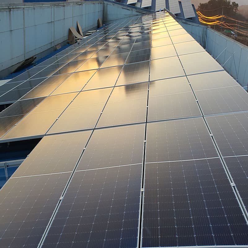 Korea Solar Roof Installation Case